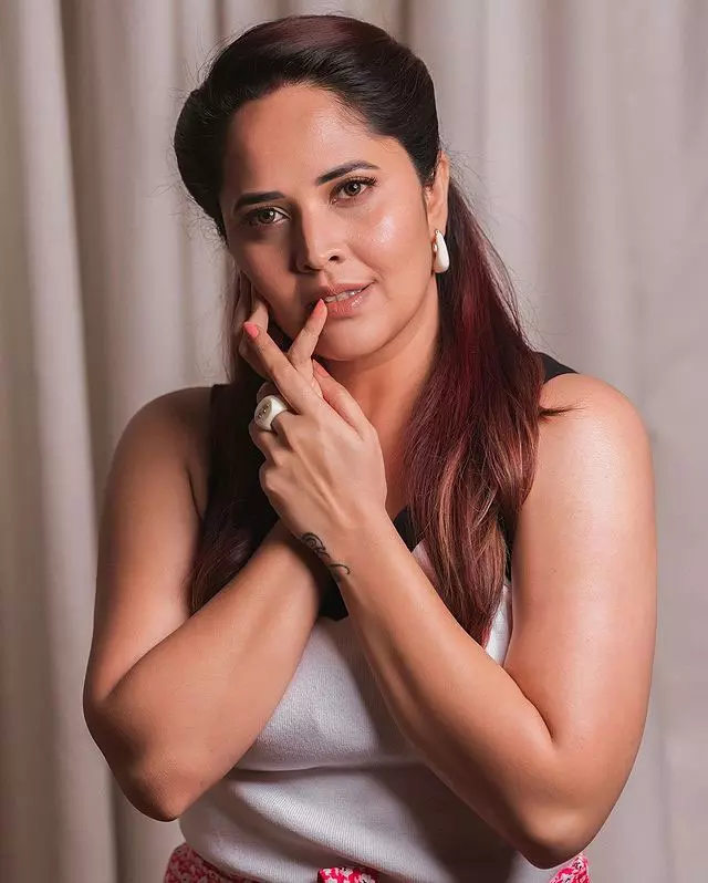 anasuya short dresses Anasuya Bharadwaj added a new photo