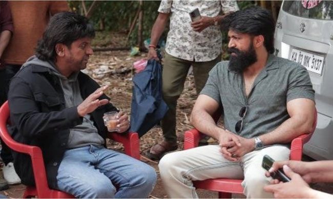 Pan-Indian Hero Rocky Meets Legendary Shivanna On His Sets! | Pan ...