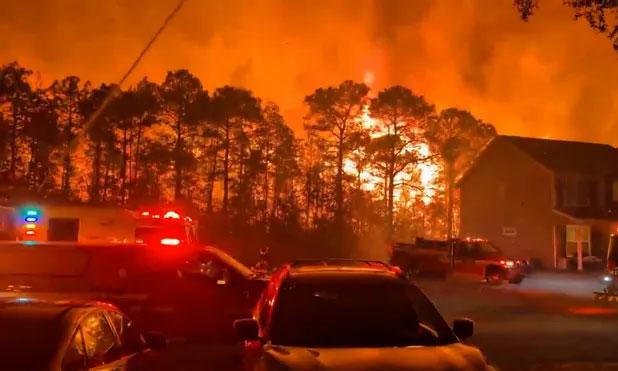 Emergency Declared as Wildfires Rage Across Carolinas and Georgia ...