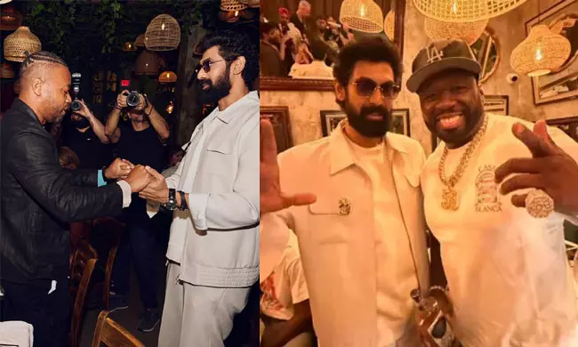 Rana Daggubati Parties with 50 Cent and Flo Rida at Miami F1 Weekend