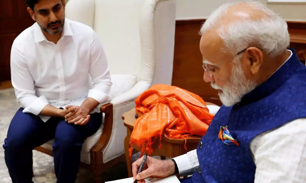 In discussion: What About The Book Lokesh Gave To Modi?