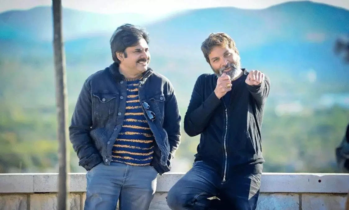 Trivikram’s surprise visit to Pawan Kalyan on OG set sparks fan frenzy at Annapurna