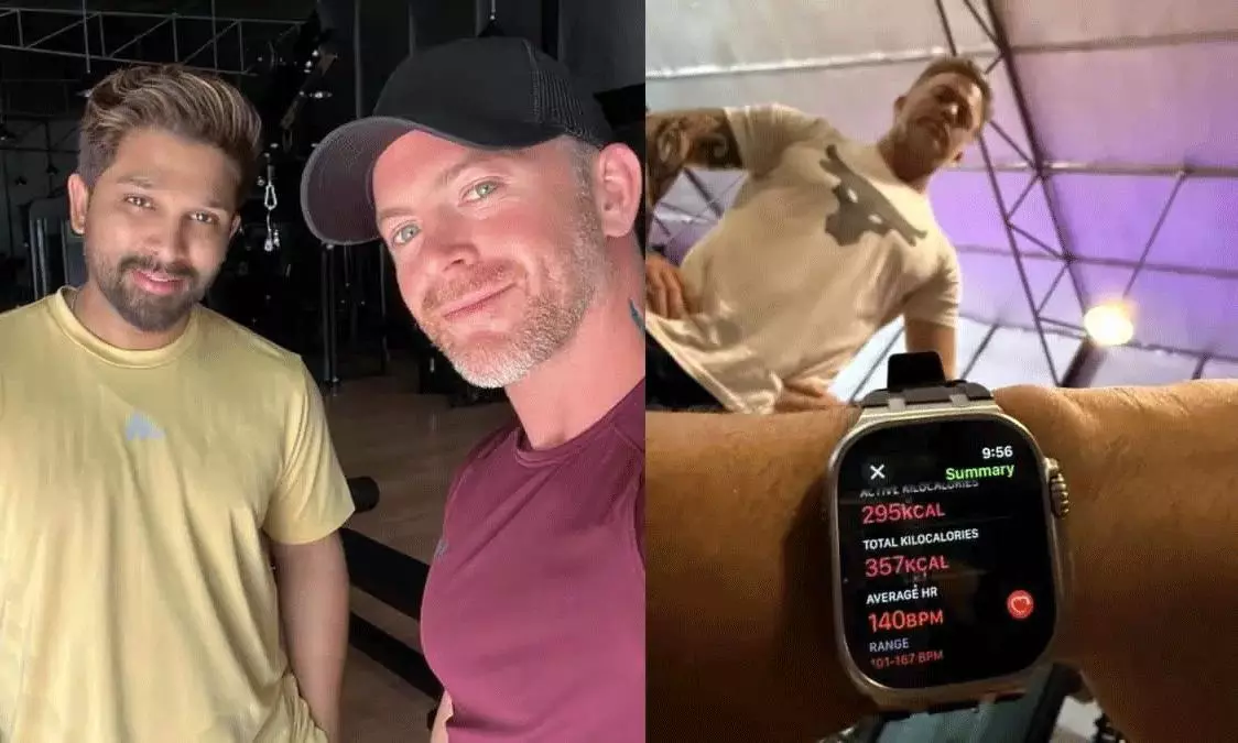 Allu Arjun’s intense gym look for Atlee goes viral