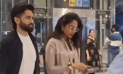 Chay-Sobhita’s Airport Style Steals Everyone’s Spotlight