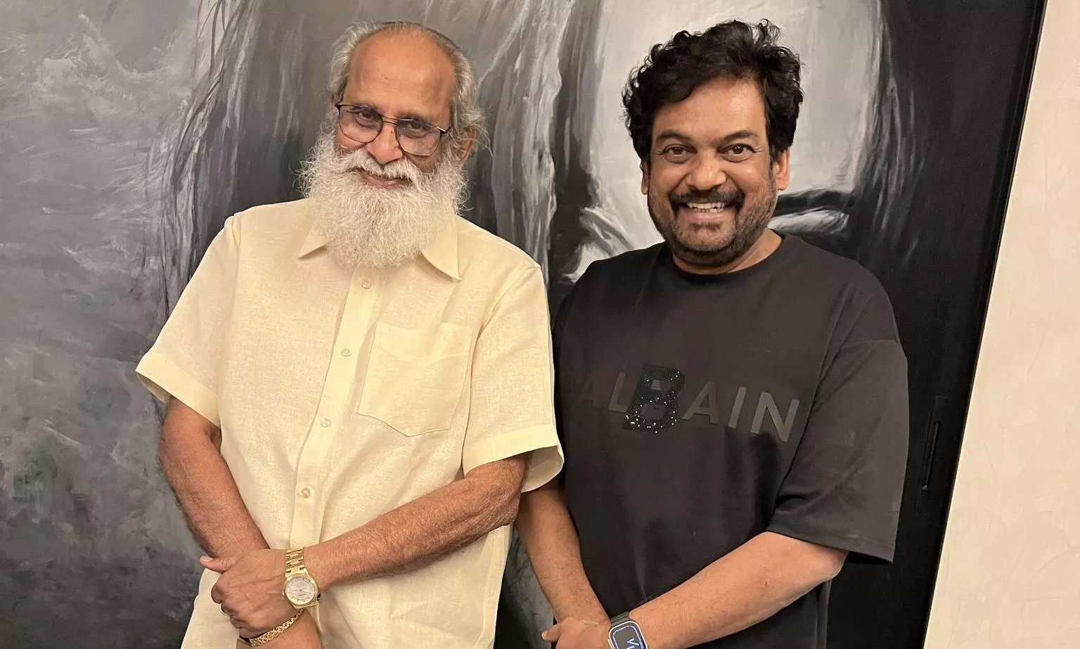 Pic Talk: Puri Meets Rajamouli’s Father!