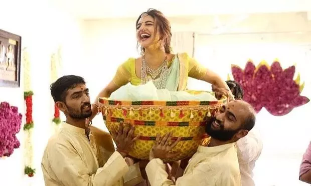 Sreeleela Gets Lifted in Love; Birthday Celebration Goes Viral