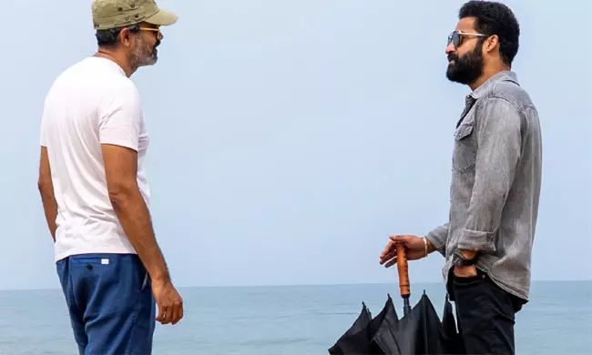 NTR-Neil Projects Grand Shoot With 2000 Artists Rolls On at Ramoji