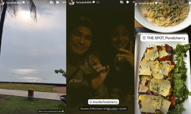Faria Abdullah’s Private Beach Party Pics Explode