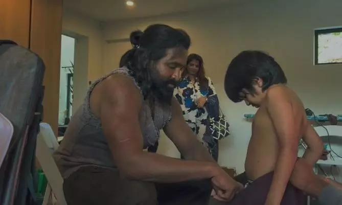 Watch: Vishnu Introduces Son Avaram From Kannappa!