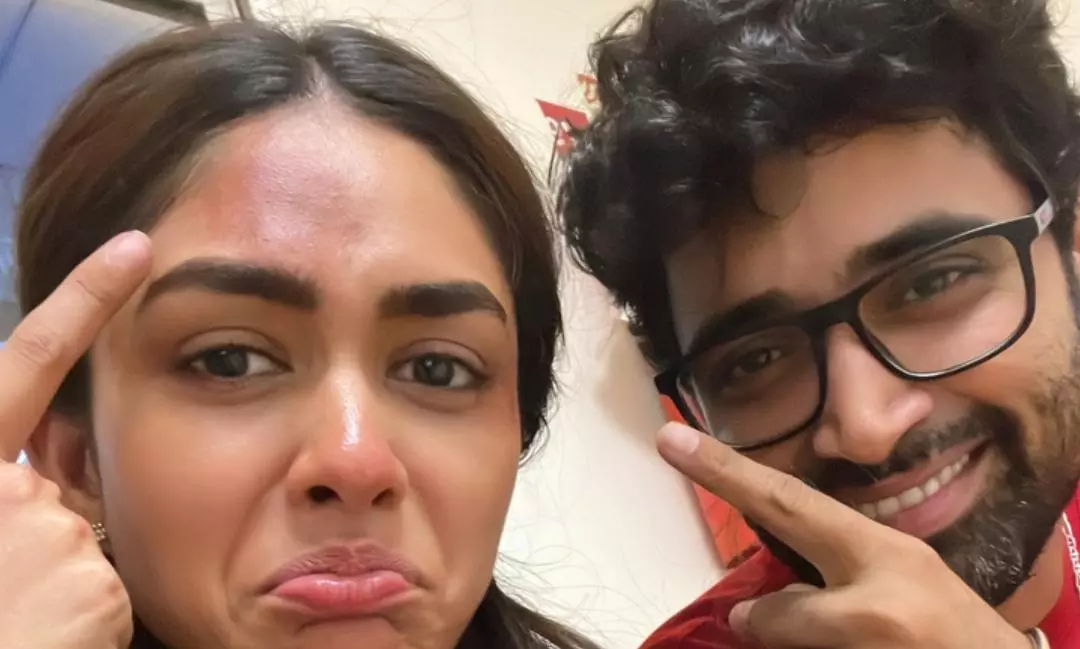 Mrunal Hurt While Shooting, Adivi Sesh Sparks Buzz