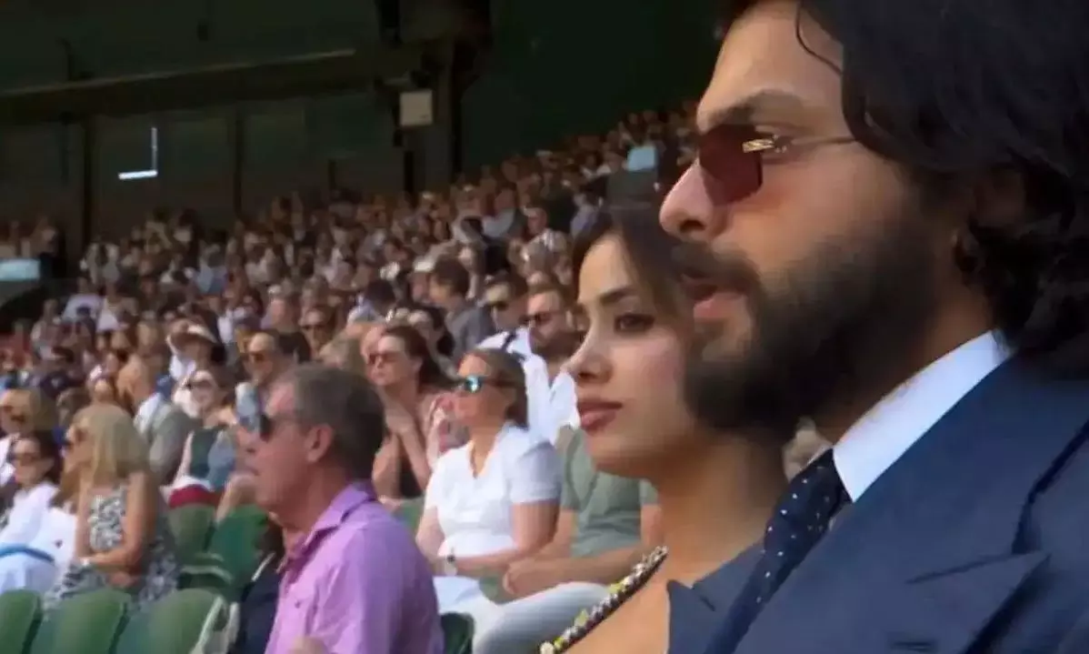 Janhvi Kapoor Attends Wimbledon With Rumored Beau!