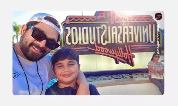 Allu Arjuns Hollywood Family Escapade Takes the Internet by Storm