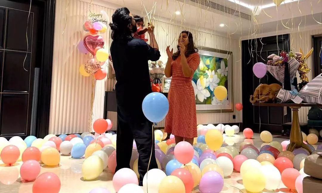 Ram Charan and Upasana share a memorable cute moment