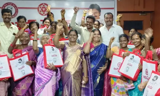 What A Gesture: Pawan Kalyan Gifts 1500 Sarees On Rakhi!