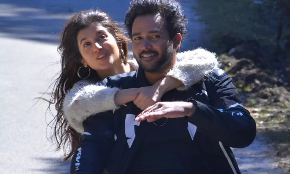 Naresh Agastya Films Marokkasari At India’s Highest Point