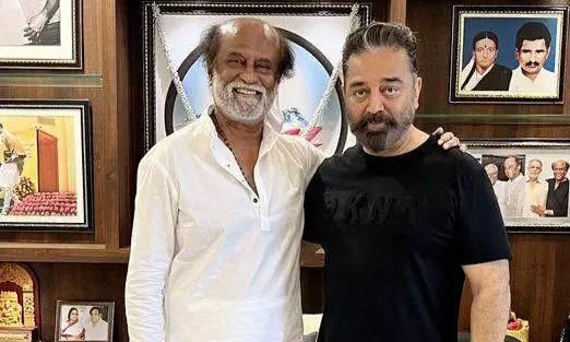 Rajinikanth Kamal Haasan Reunite After 46 Years As Ageing Gangsters