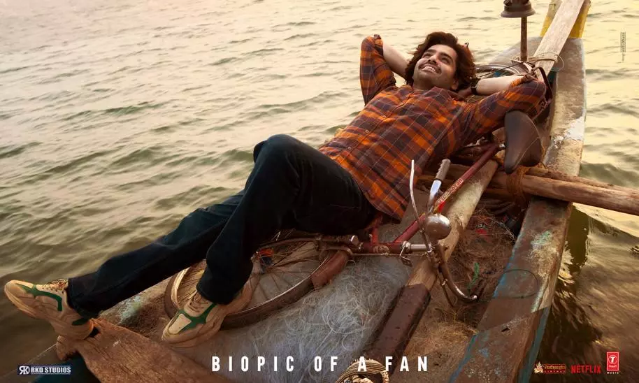 Ram radiates magnetic charm in Andhra King Taluka spl poster