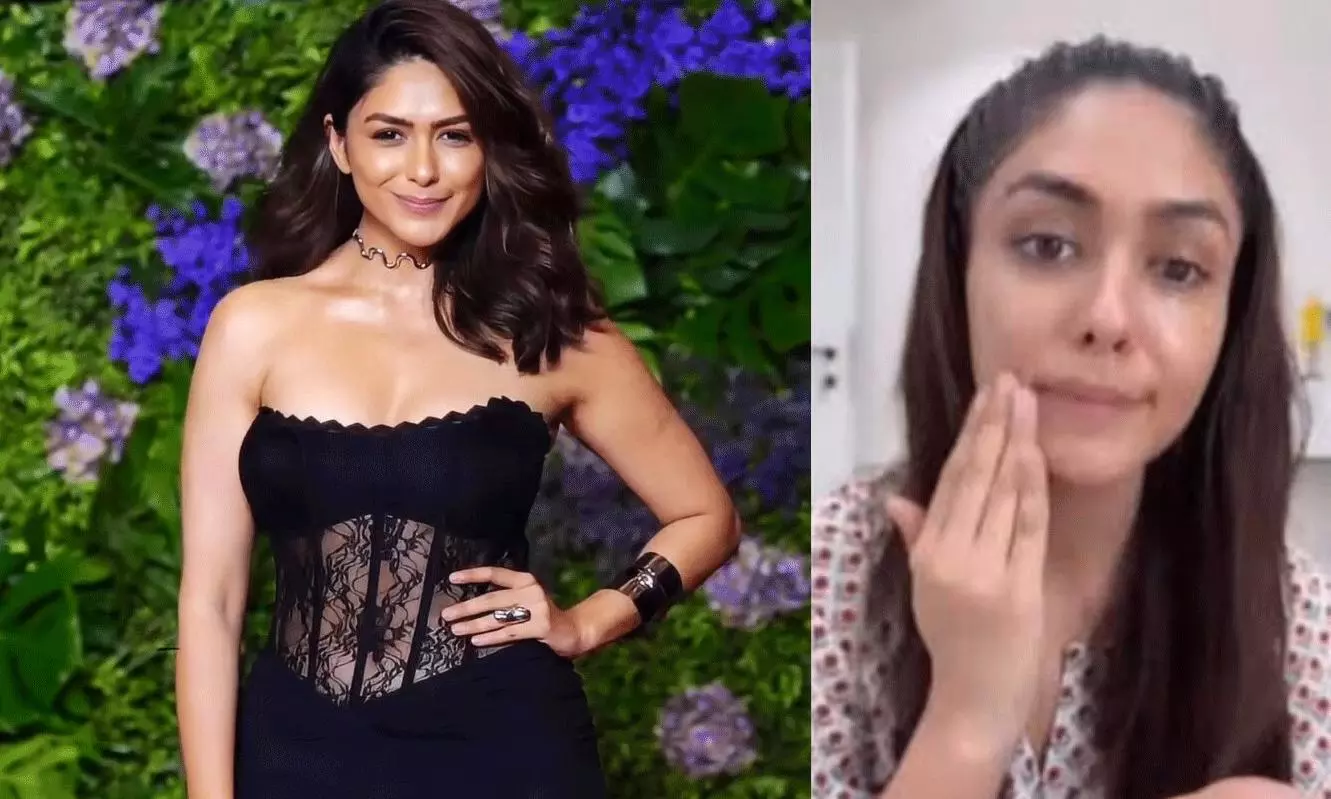 Mrunal Thakur Beauty Hack Revealed, Glowing Skin Goals Unlocked