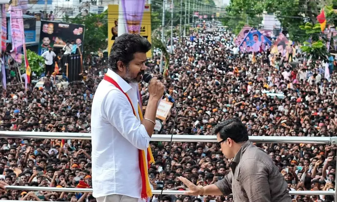 In Pics: Thalapathy Vijay Brings Huge Crowds, Again!