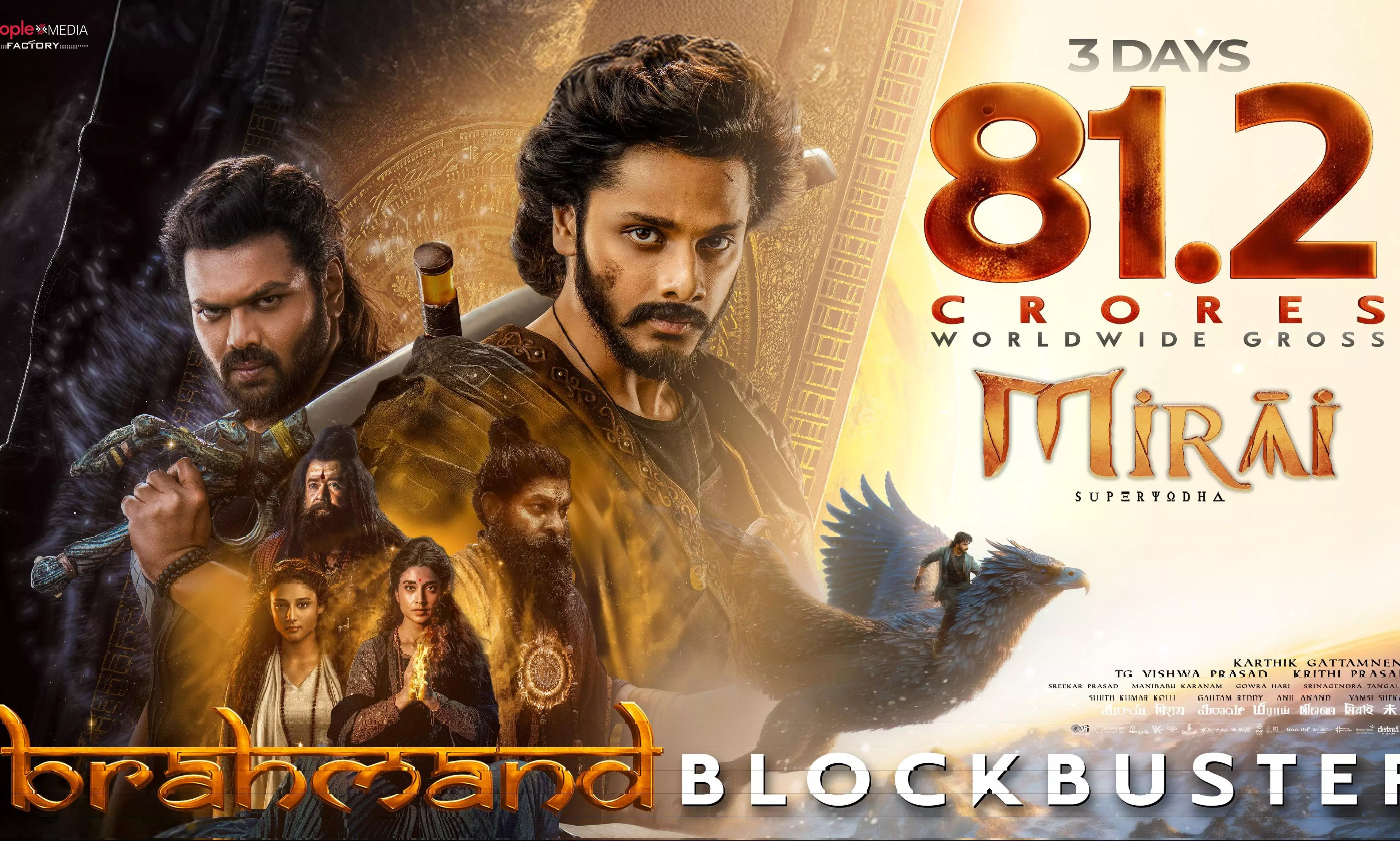 Mirai’s Spectacular Weekend: ₹81.2 Cr Worldwide, Teja Sajja Strengthens Superhero Legacy