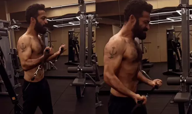 Mad Transformation: NTR’s Intense Gymming!