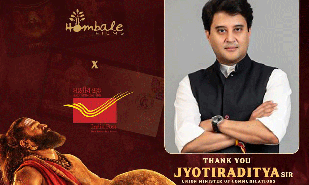 Indian Government unveils Kantara special postal cards and covers