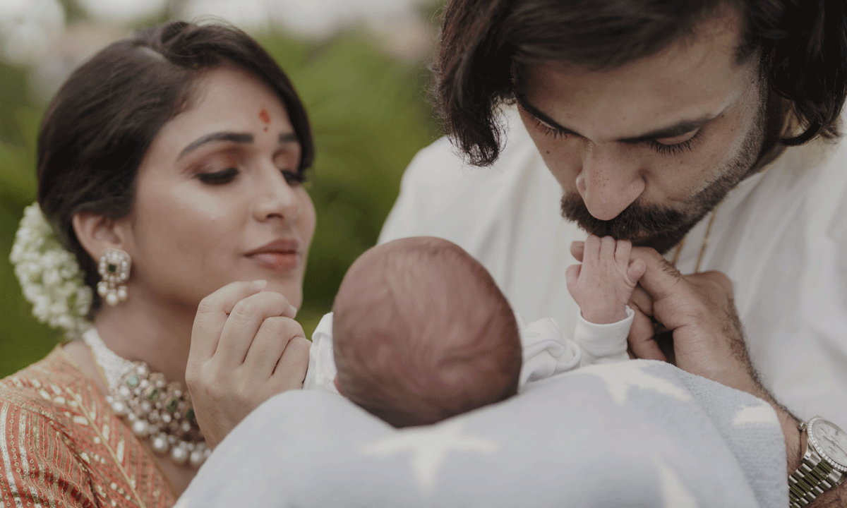 Varun Tej Lavanya Reveal Baby Name With Love