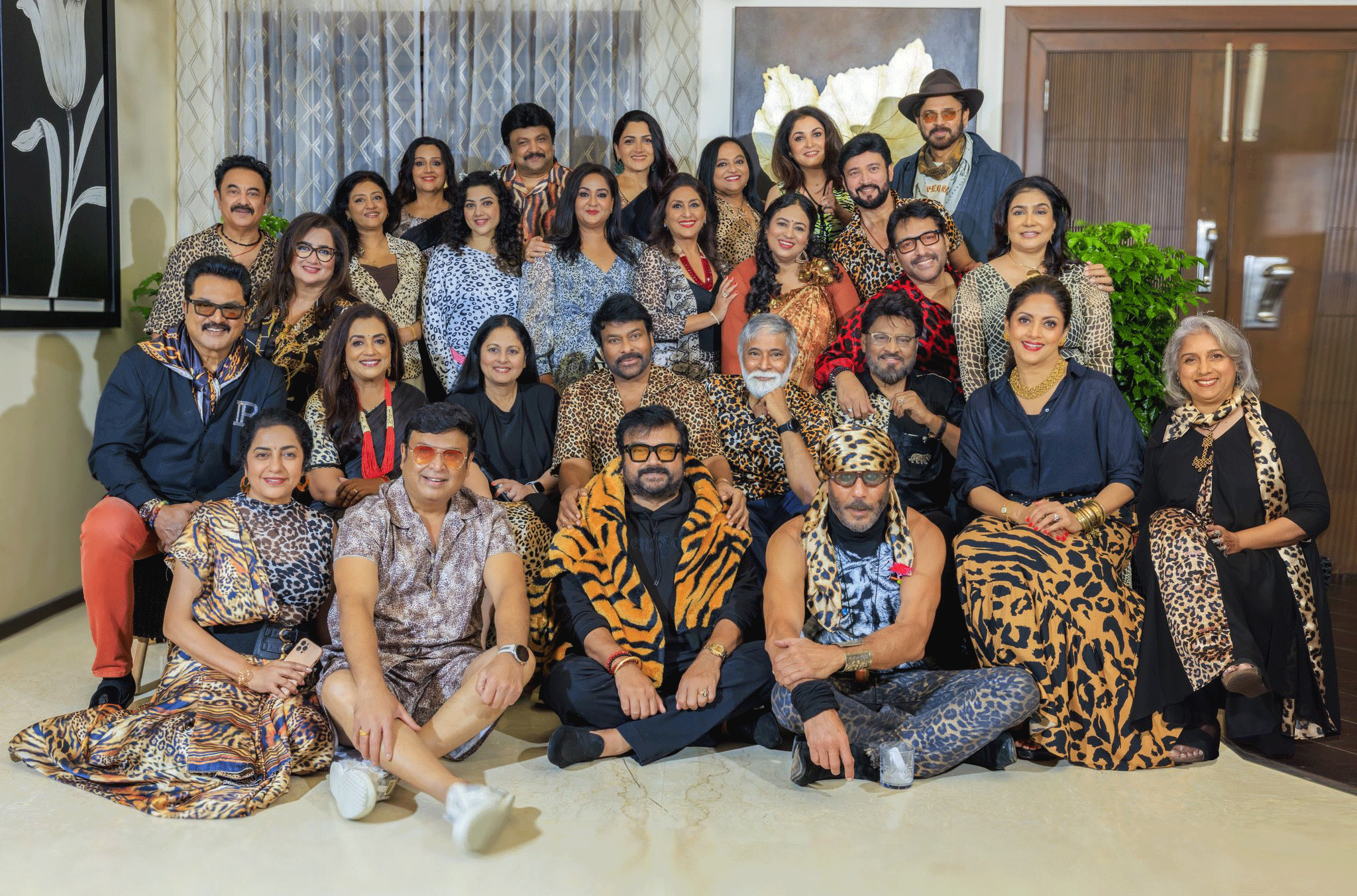 Chiru, Venky and 80s Stars gather at a memorable reunion