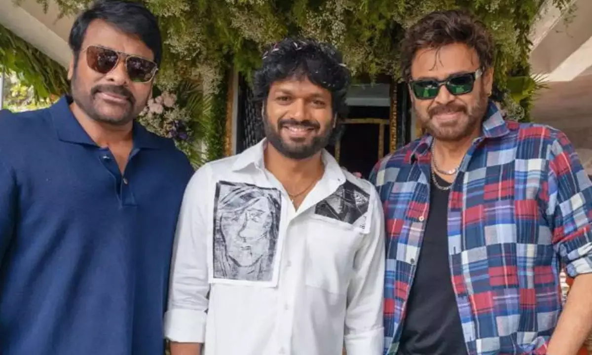 Anil Ravipudi Engineering With Chiru and Venky!