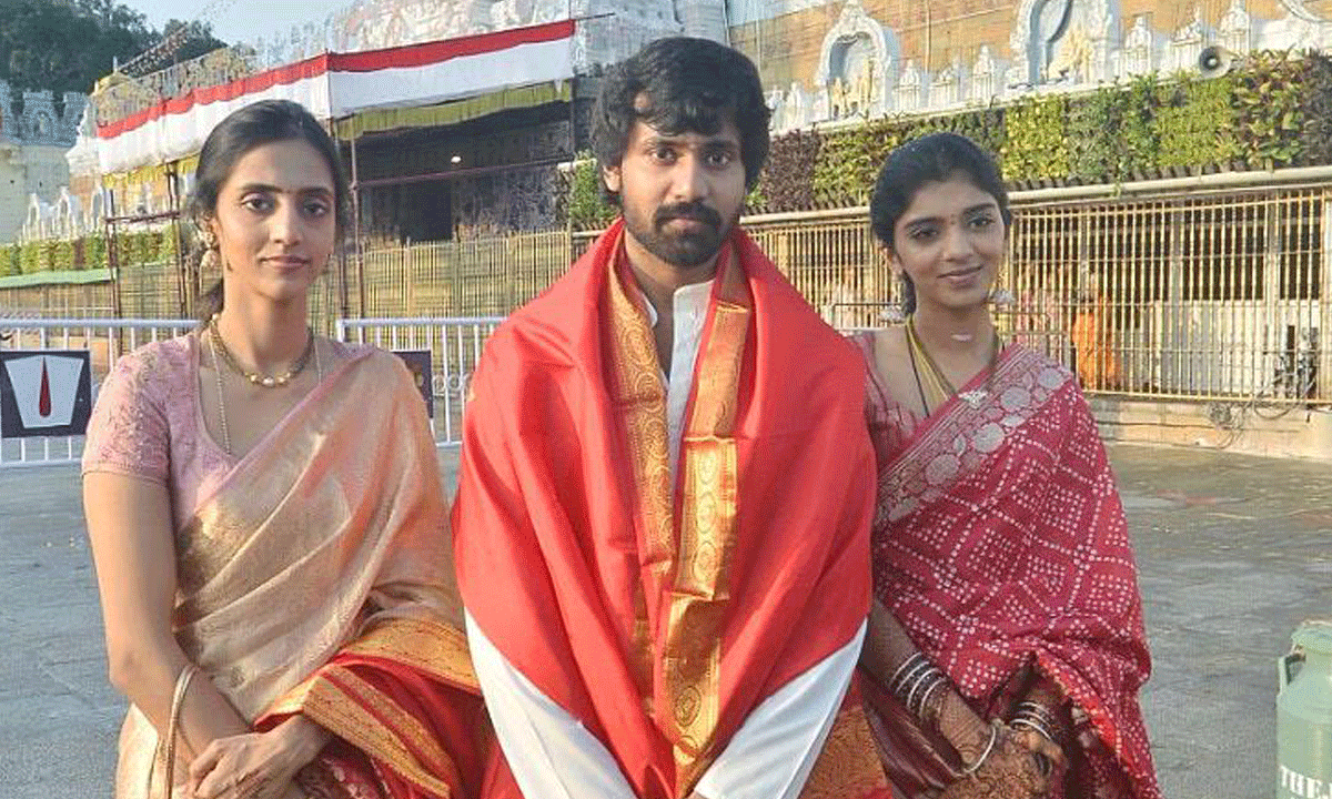 Jr NTR’s Wife Seen With Brother, Sister-In-Law At Tirumala