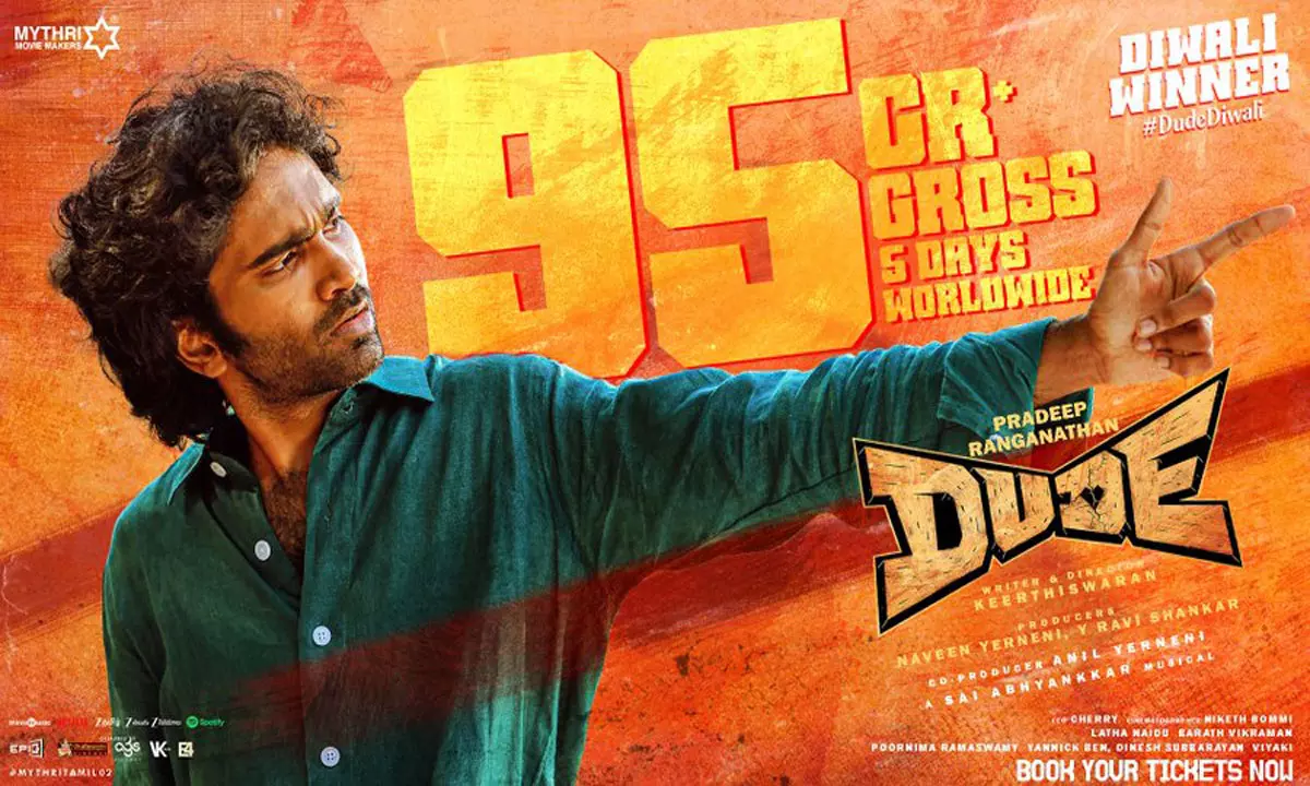 Pradeeps Dude Inches Towards Hundred Crore Mark in Just 5 Days