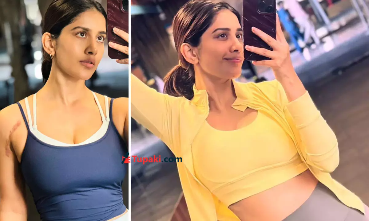 Nabha Natesh Turns Gym Into A Colourful Power Playground