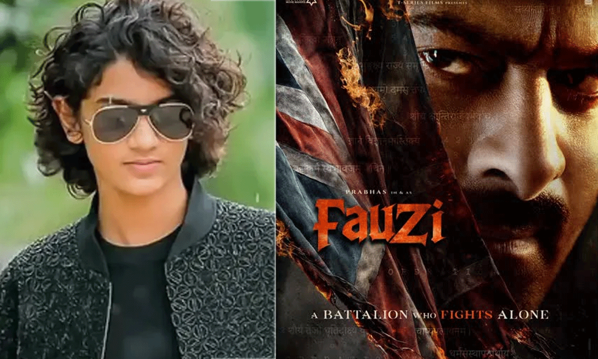 Sudheer Babu’s Son To Make Explosive Debut In Prabhas’ Fauzi