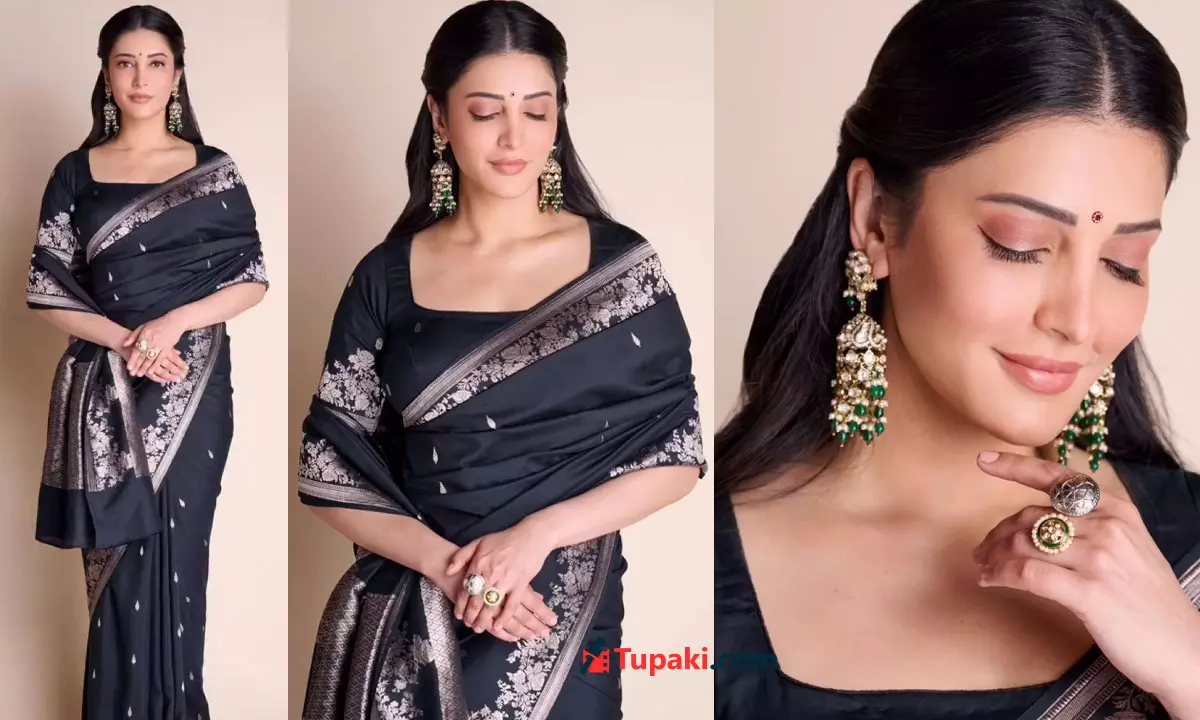 Shruthi Haasan Caught Fans Off Guard With Traditional Twist