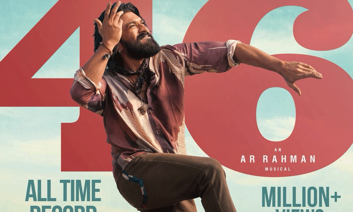 Charan’s Chikiri Becomes Most Viewed Indian Song