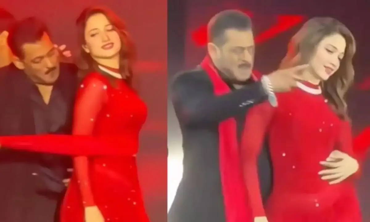 Salman - Tamannaah Face Heavy Trolling over Uncomfortable Dance Clip