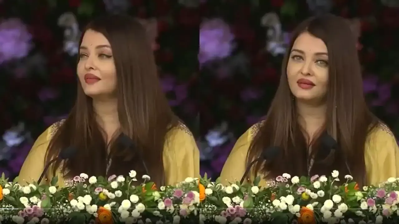 Aishwarya Shines Bright At Andhra Puttaparthi Sai Baba Gathering