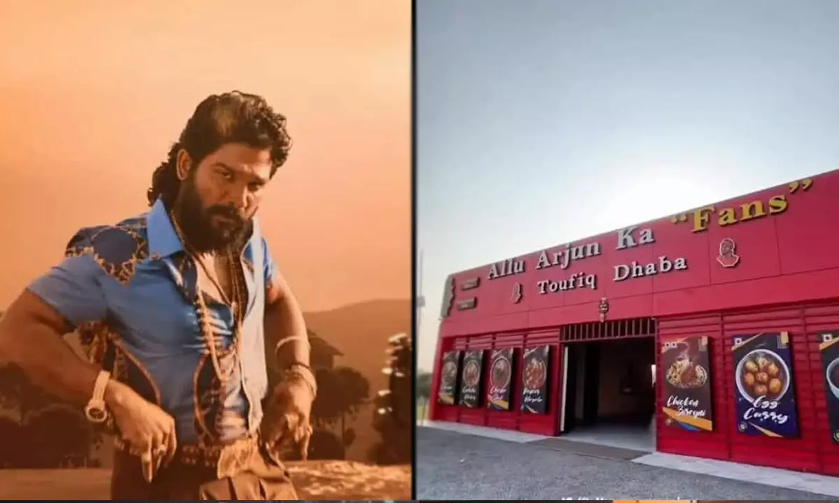 Allu Arjun Fan Opens Dhaba Causing Name Controversy