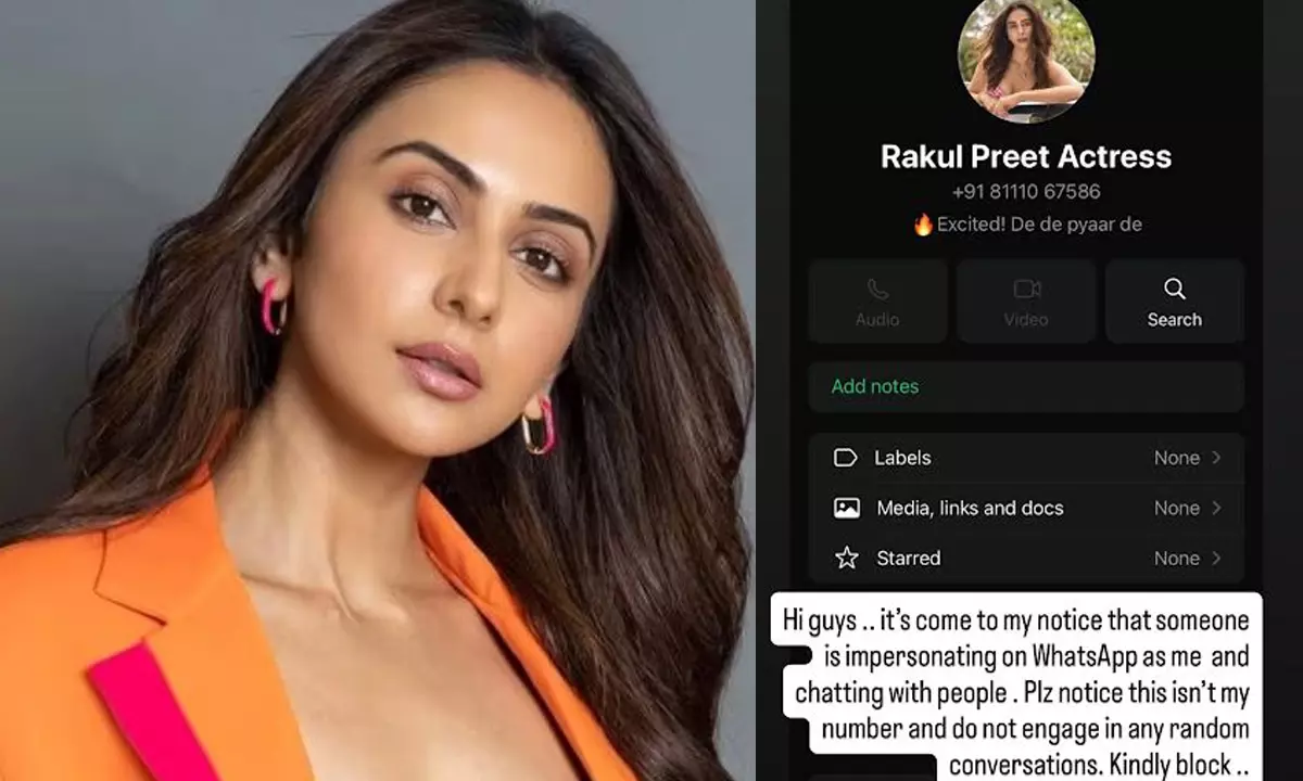 Rakul Preet Faces Bizarre WhatsApp Impersonation Drama
