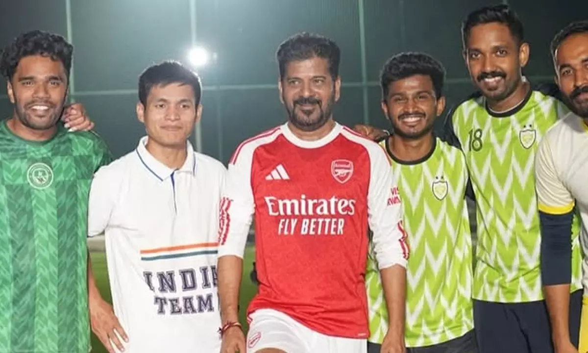 Messi Coming To Hyd: Revanth Practicing 45 Mins Daily!