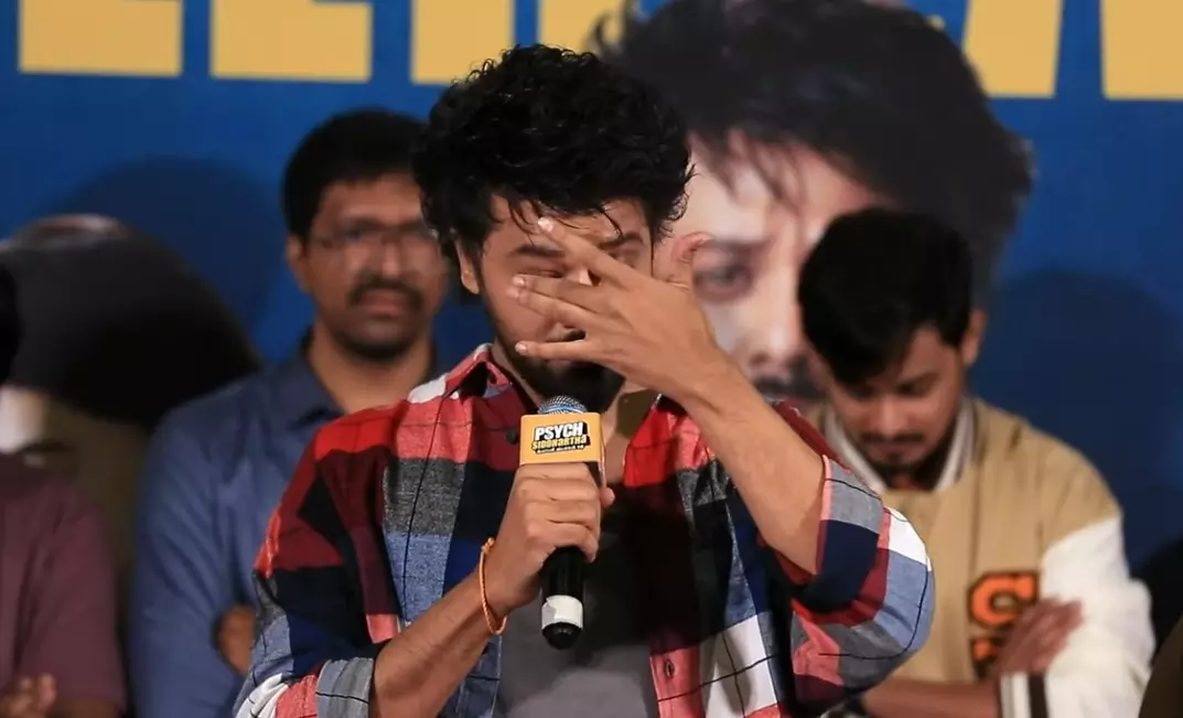 Nandu Breaks Down, Cries During Trailer Launch For This