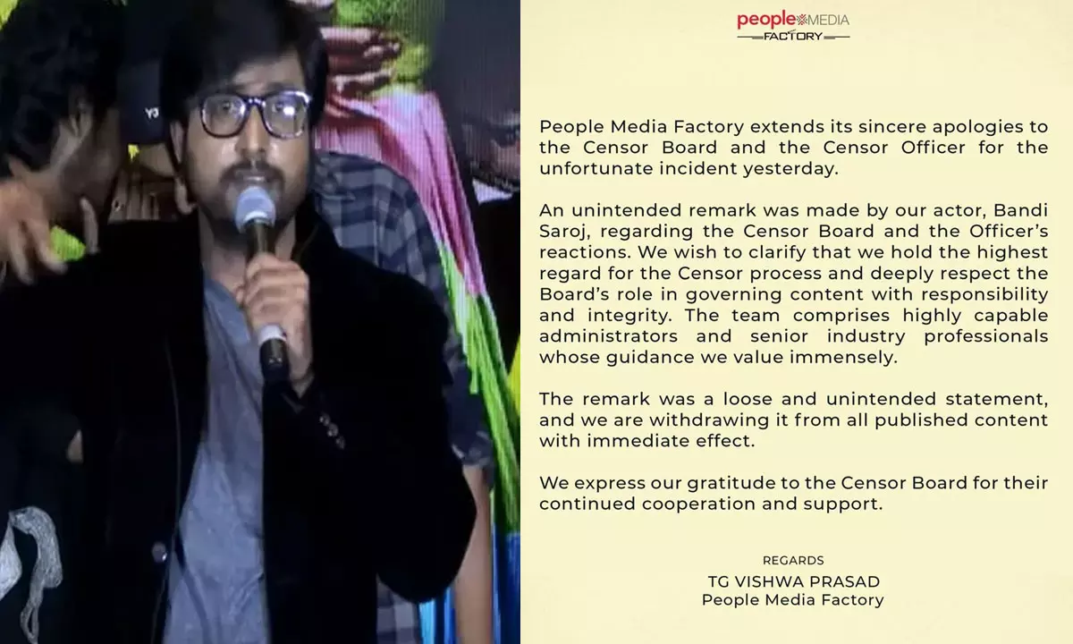 People Media Factory Issues Apology For Censor Board