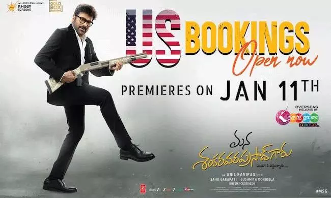 Chiranjeevi’s Mana Shankara Vara Prasad Garu USA Bookings Open