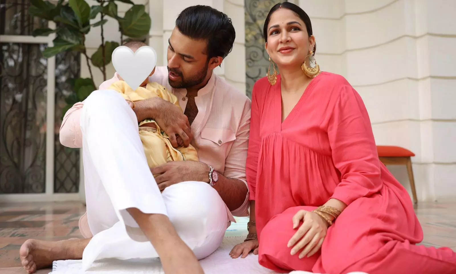 In Pics: Varun Tej and Lavanya celebrate Vaayuvs first Sankranti