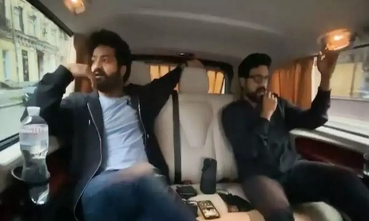 What Now! Ram Charans Mad Experience In NTR’s Car!