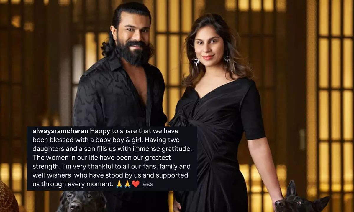 Ram Charan expresses his gratitude to women in his life