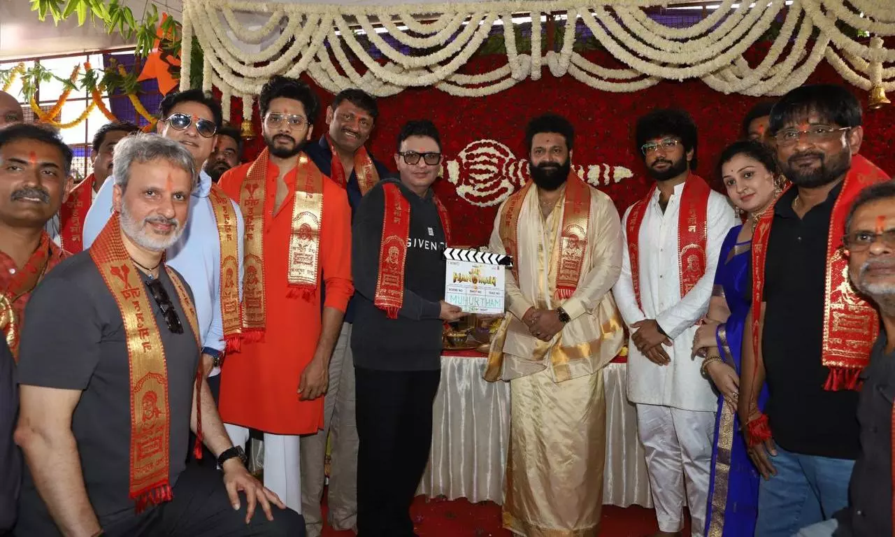 Rishab, Prashanth, Mythris Jai Hanuman launched majestically