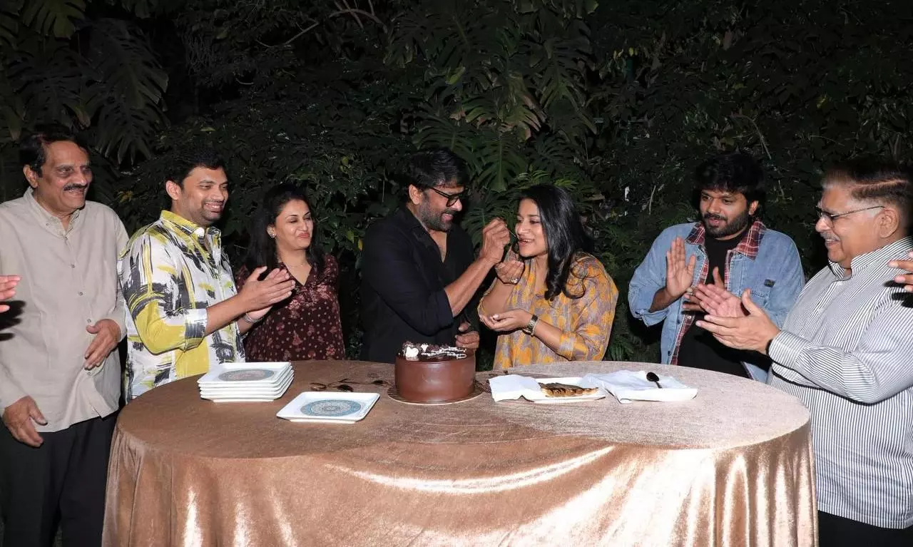 Mana Shankara Vara Prasad Garu Blockbuster Celebrations Continue as Chiranjeevi Gets Felicitation