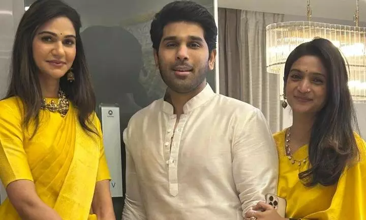 Allu Sneha Reddy Looks Adorable In Yellow