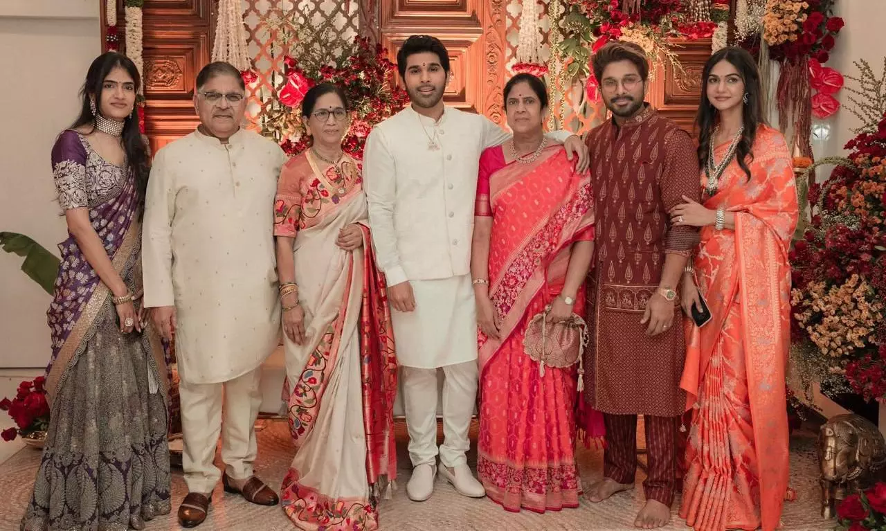 Balakrishna’s Wife Attends Allu Sirish Bridegroom Ceremony